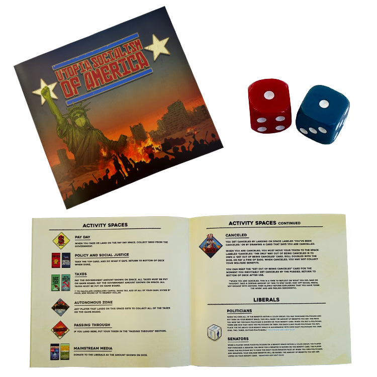 UTOPIA SOCIALISM of AMERICA Board Game